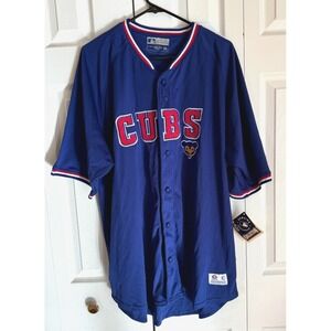 NEW Chicago Cubs True Fan Cooperstown Collection MLB Team Jersey Men's Size 2XL